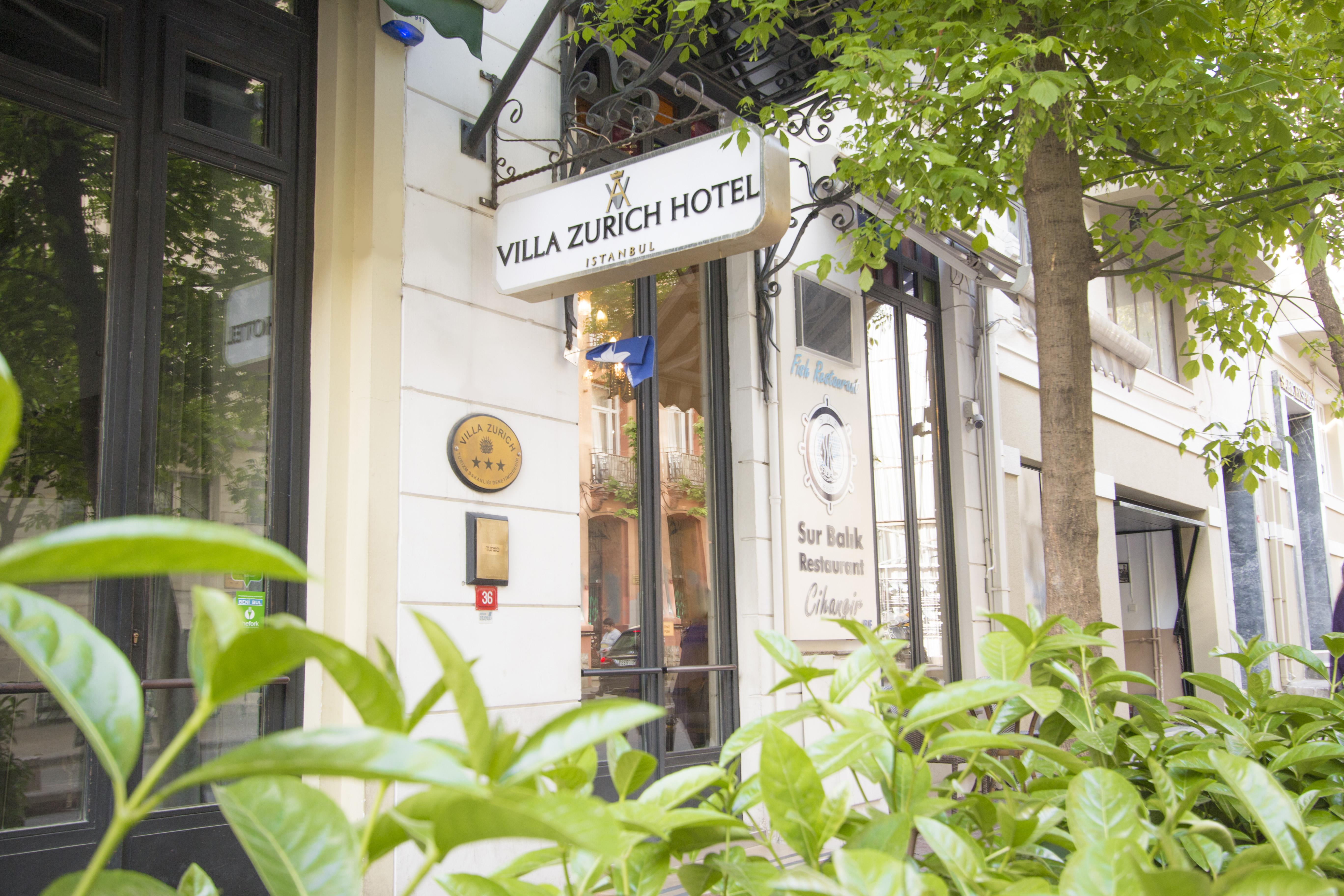 Hotel Villa Zurich Istanbul Exterior photo